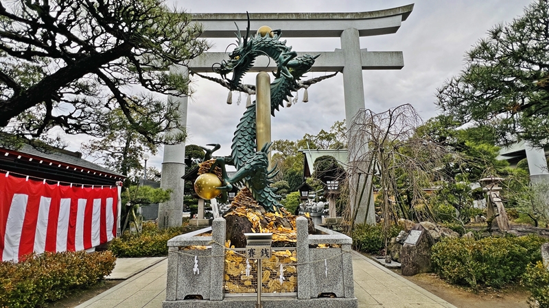 香川県の最強パワースポット！ 田村神社の龍神像を見に行ったよ。