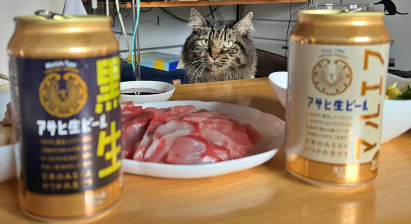 それ・・・美味しそうですね～ ひょっとしてマグロじゃないですか？